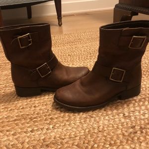 Frye Short Brown Leather Boots